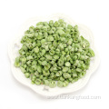 Dehydrated freeze-dried green pea cubes